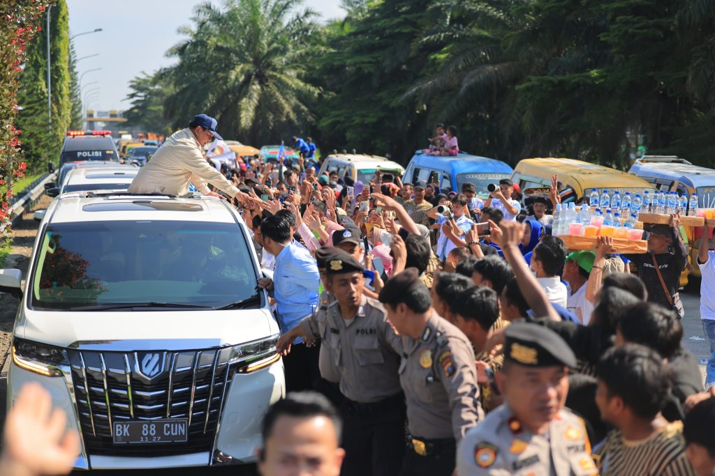 Ribuan Masyarakat Kepulauan Riau Berduyung Kehadiran Prabowo Subianto