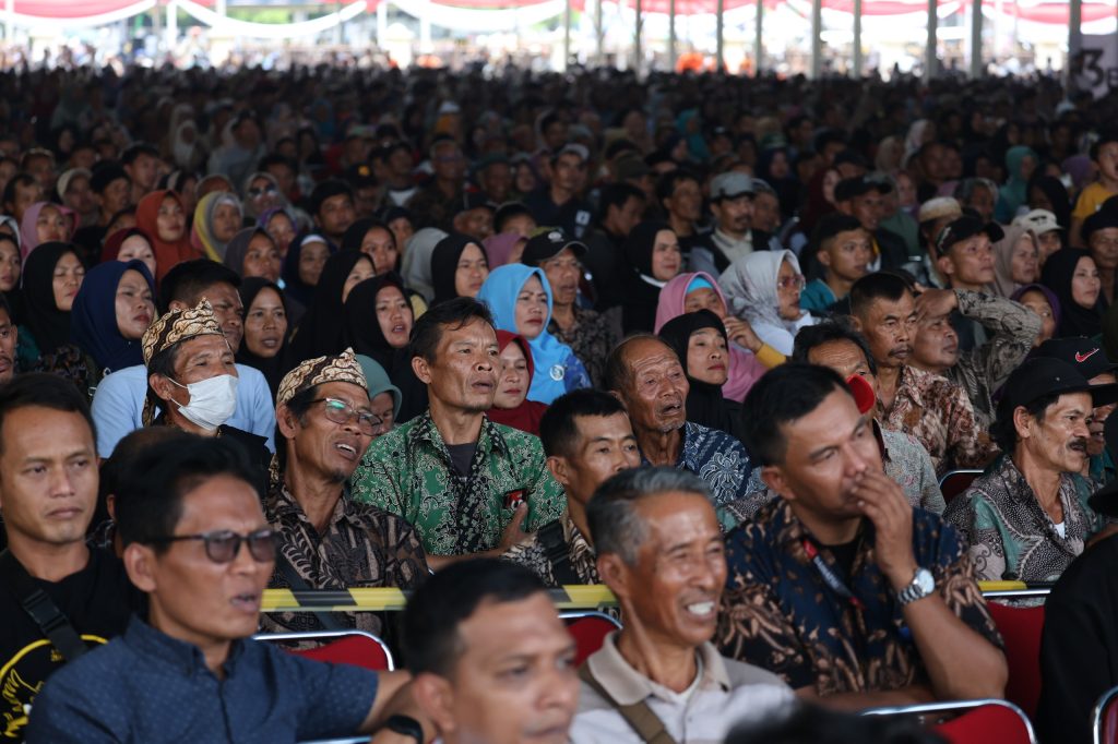 Prabowo Terkesan dengan Acara Kementan-Kemhan yang Diikuti oleh 60.000 Petani dan Peternak: Kalian adalah Patriot Sejati