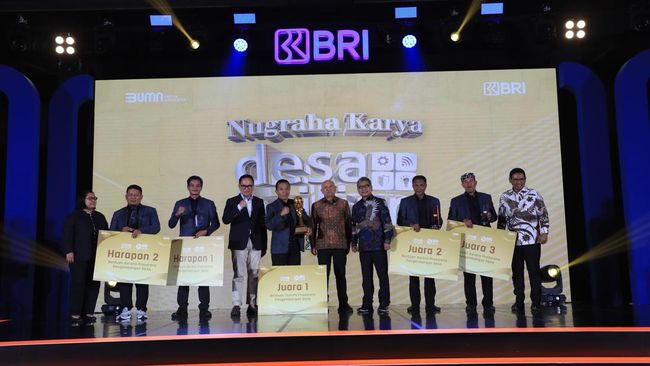 BRI Memberikan Hadiah Rp1 Miliar untuk Juara Umum Nugraha Karya Desa BRILiaN