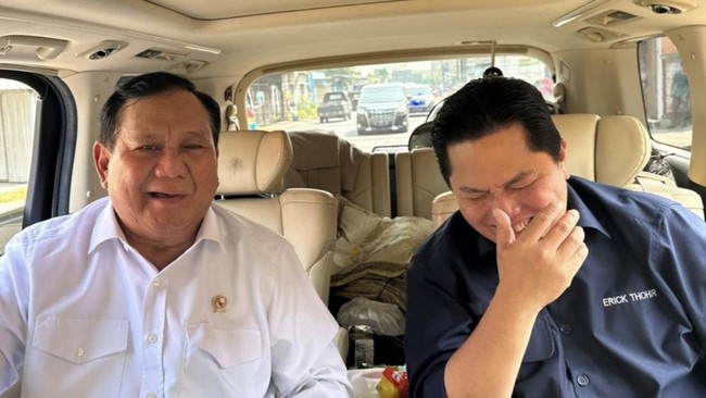 Erick Thohir Menitip Amanah Masa Depan Bangsa Indonesia pada Prabowo Subianto