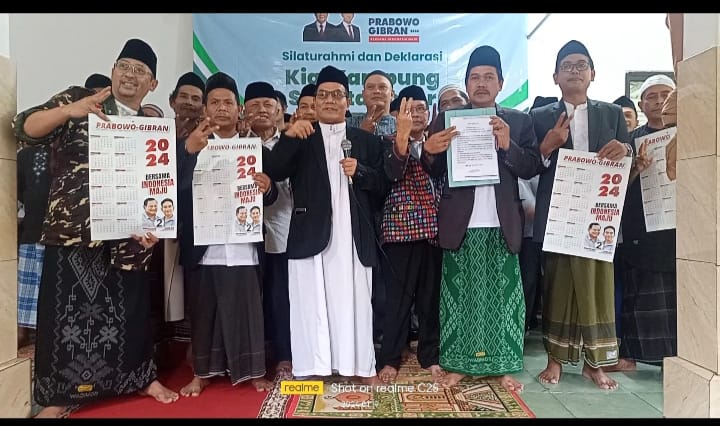 100 Kyai Kampung di Kota Bogor Bersatu untuk Mendukung Pasangan Prabowo Gibran