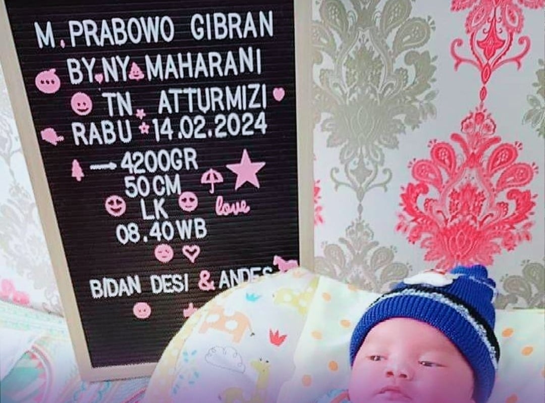 Bayi Diberi Nama Prabowo Gibran Karena Lahir di Hari Pemilu