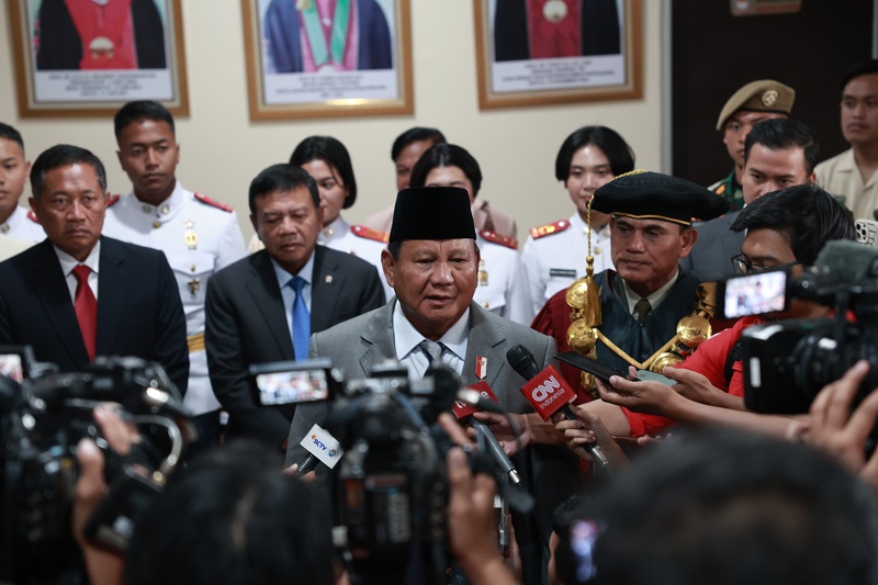 Menhan Prabowo Subianto di Wisuda Unhan: Kedisiplinan dan Kecepatan dalam Belajar Akan Menjadi Kunci Bertahan di Tengah Tantangan Zaman