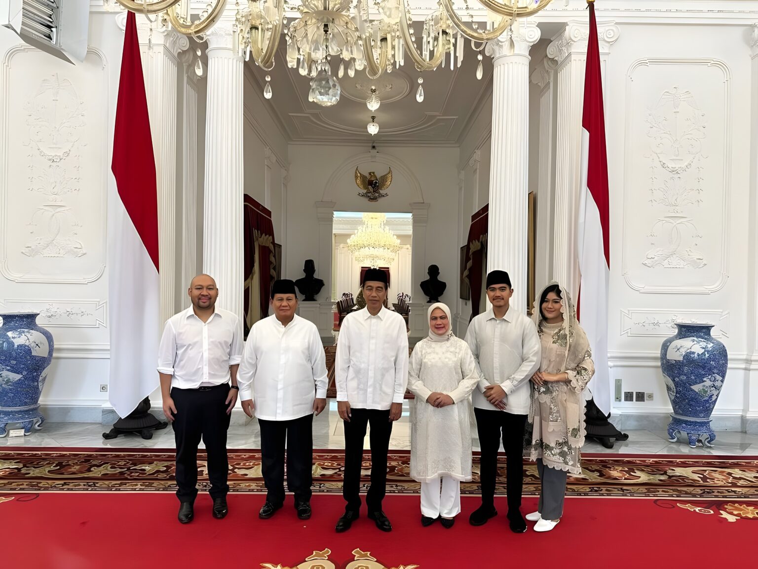 Prabowo Subianto Kunjungi Kerabat dari Jokowi, ARB, Dasco, Zulhas, dan Airlangga pada Hari Kedua Lebaran