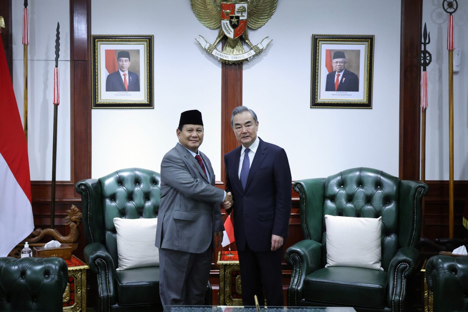 Prabowo Subianto Receives Chinese Foreign Minister’s Warm Welcome, Congratulated as President-Elect with Record-Breaking Votes