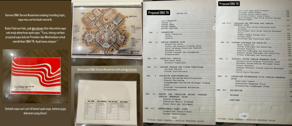 Dokter Boyke Setiawan: Proposal Pendirian SMA Taruna Nusantara oleh Prabowo Subianto Tahun 1988 Terungkap