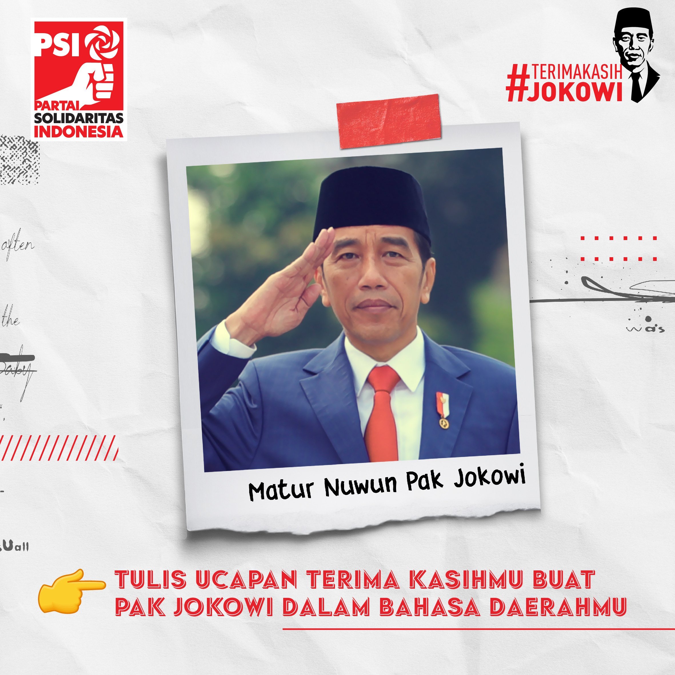 PSI Berinisiatif untuk Mengucapkan Terima Kasih kepada Jokowi, Tanggapan Netizen Mengejutkan