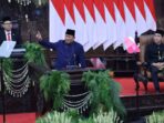 Plenary Session of the People’s Consultative Assembly (MPR) for the Inauguration of the President and Vice President-Elect for the 2024-2029 Term at Nusantara Building, Jakarta