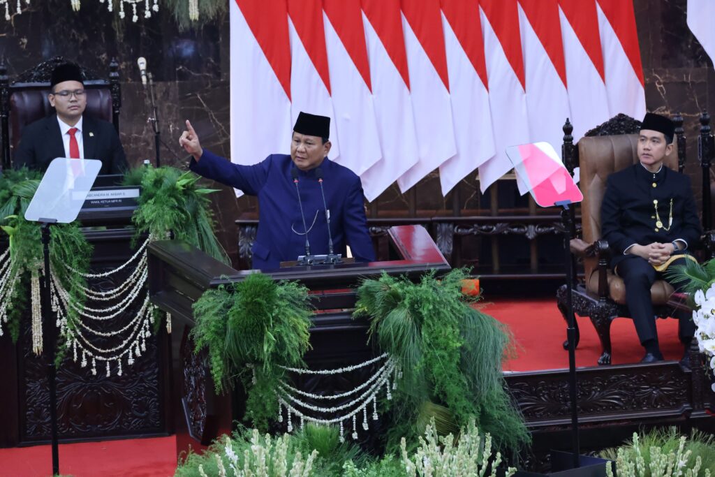 Plenary Session of the People’s Consultative Assembly (MPR) for the Inauguration of the President and Vice President-Elect for the 2024-2029 Term at Nusantara Building, Jakarta