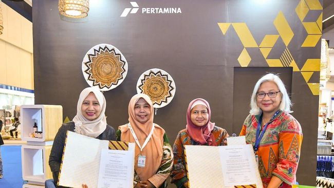 UMKM Binaan Pertamina Sukses Mencatat Transaksi Ekspor sebesar USD 10,5 Juta di TEI 2024